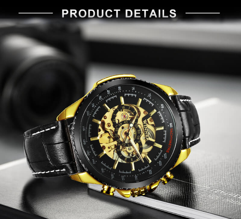 2021 Luxury Skeleton Military Watch