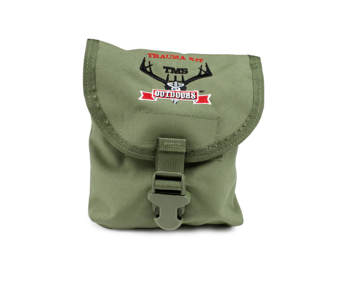 Outdoor Trauma Kit - Ballistic Response Pouch Version - Green Pouch