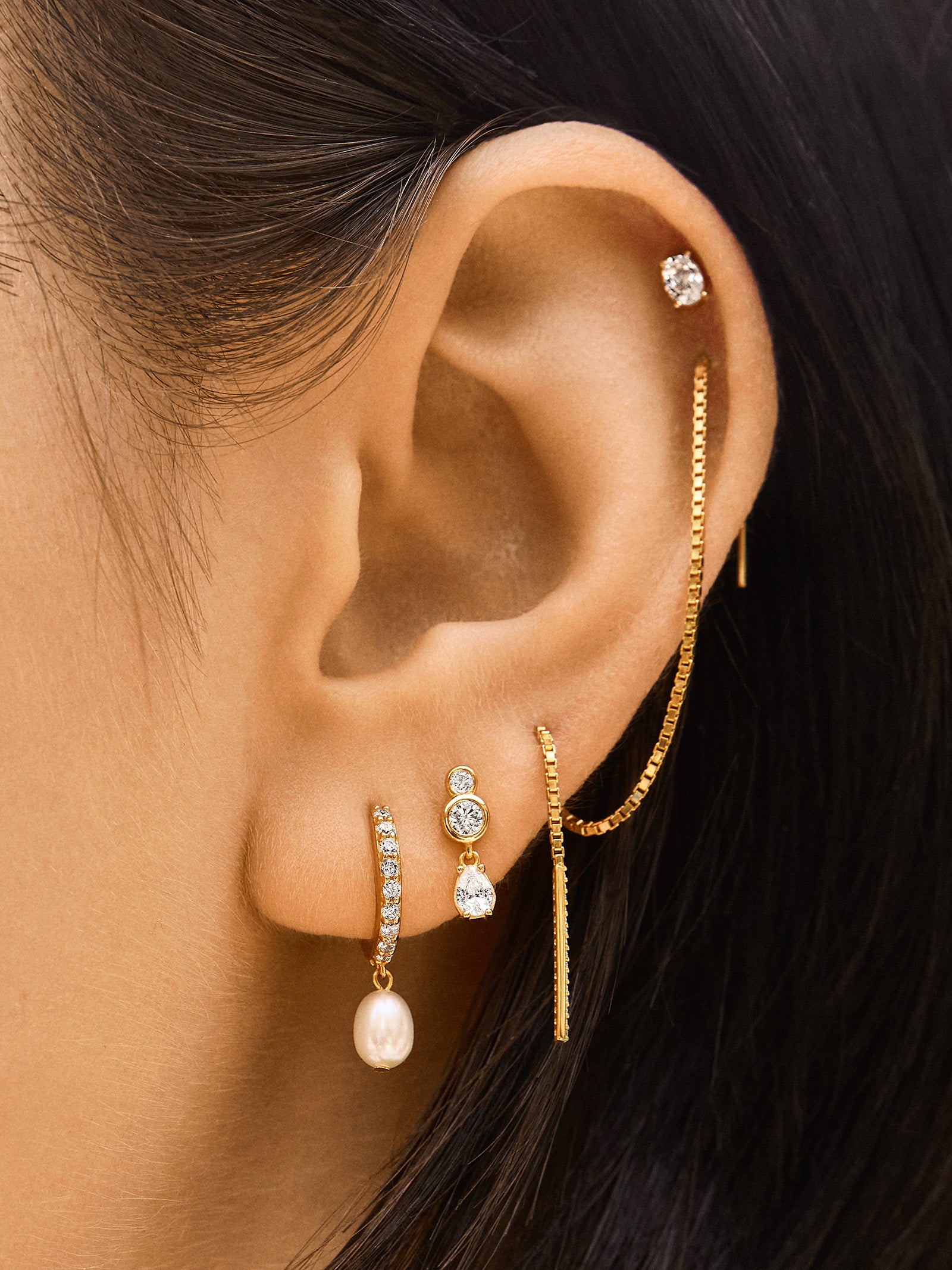 Jules 18K Gold Earrings - Gold