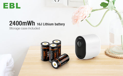 CR123 16340 USB Rechargeable Batteries