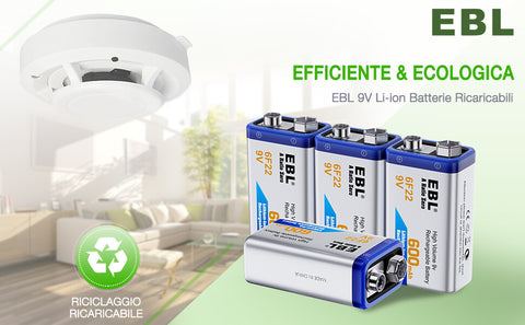 9V Rechargeable Batteries