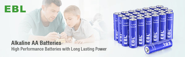 EBL 28 PCS AA Alkaline Batteries 1.5v 2700mAh