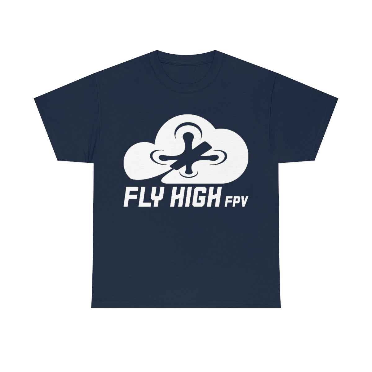 Fly High FPVTee - White Logo