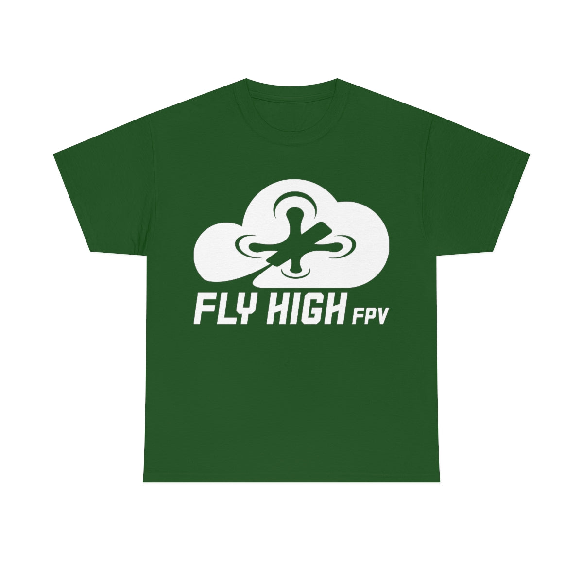 Fly High FPVTee - White Logo