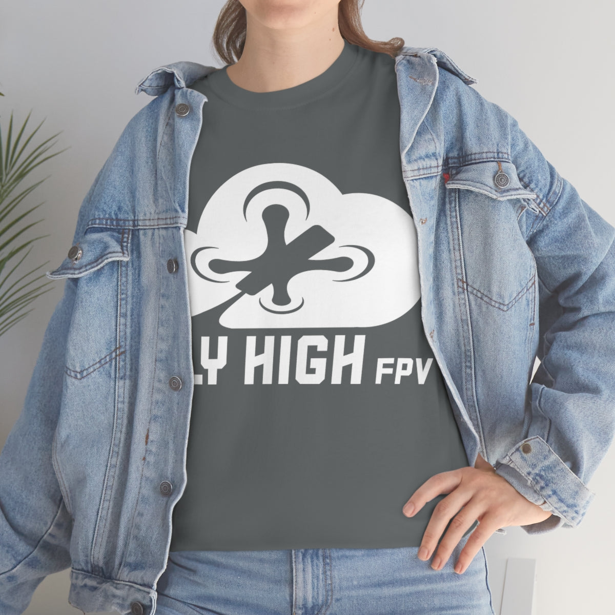 Fly High FPVTee - White Logo