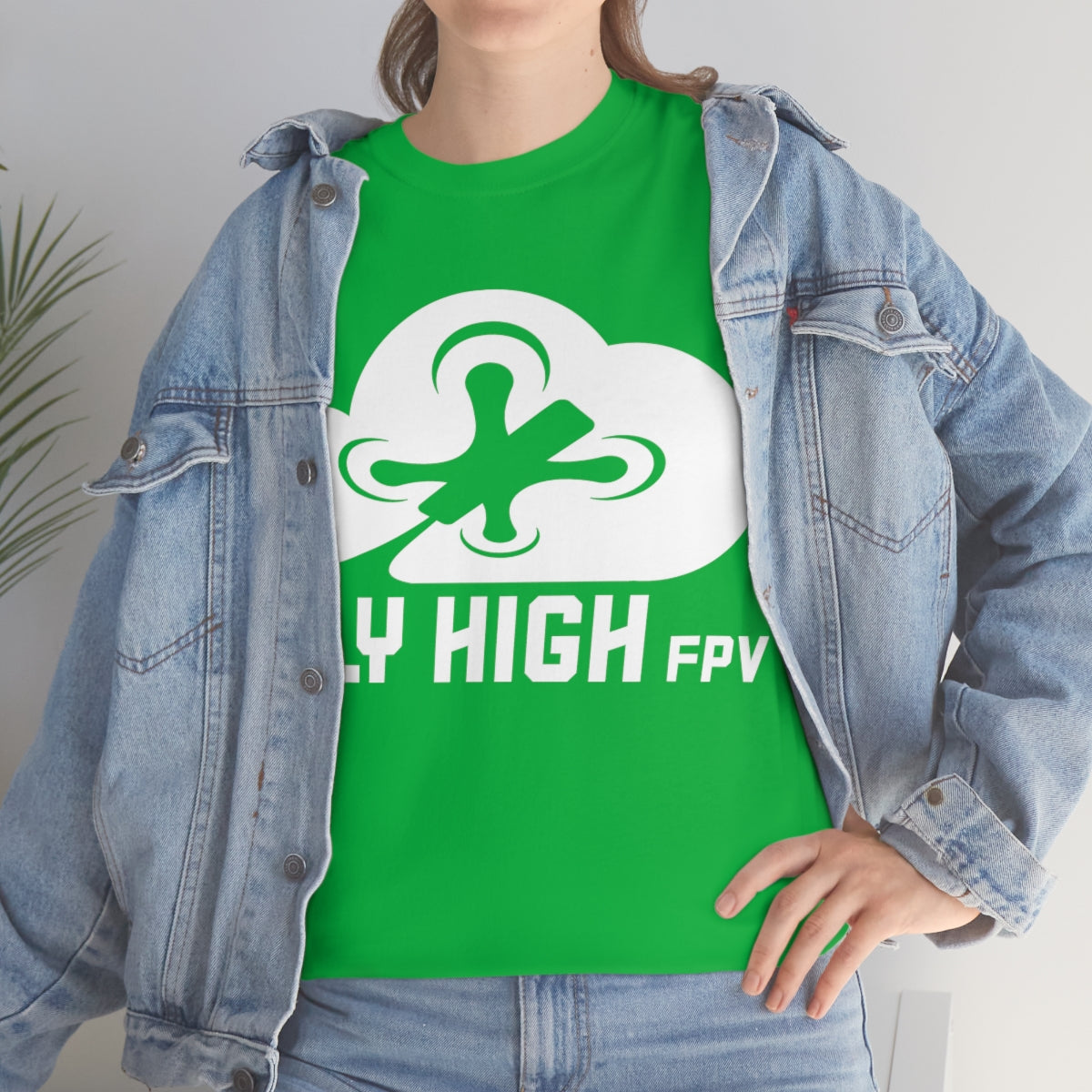 Fly High FPVTee - White Logo