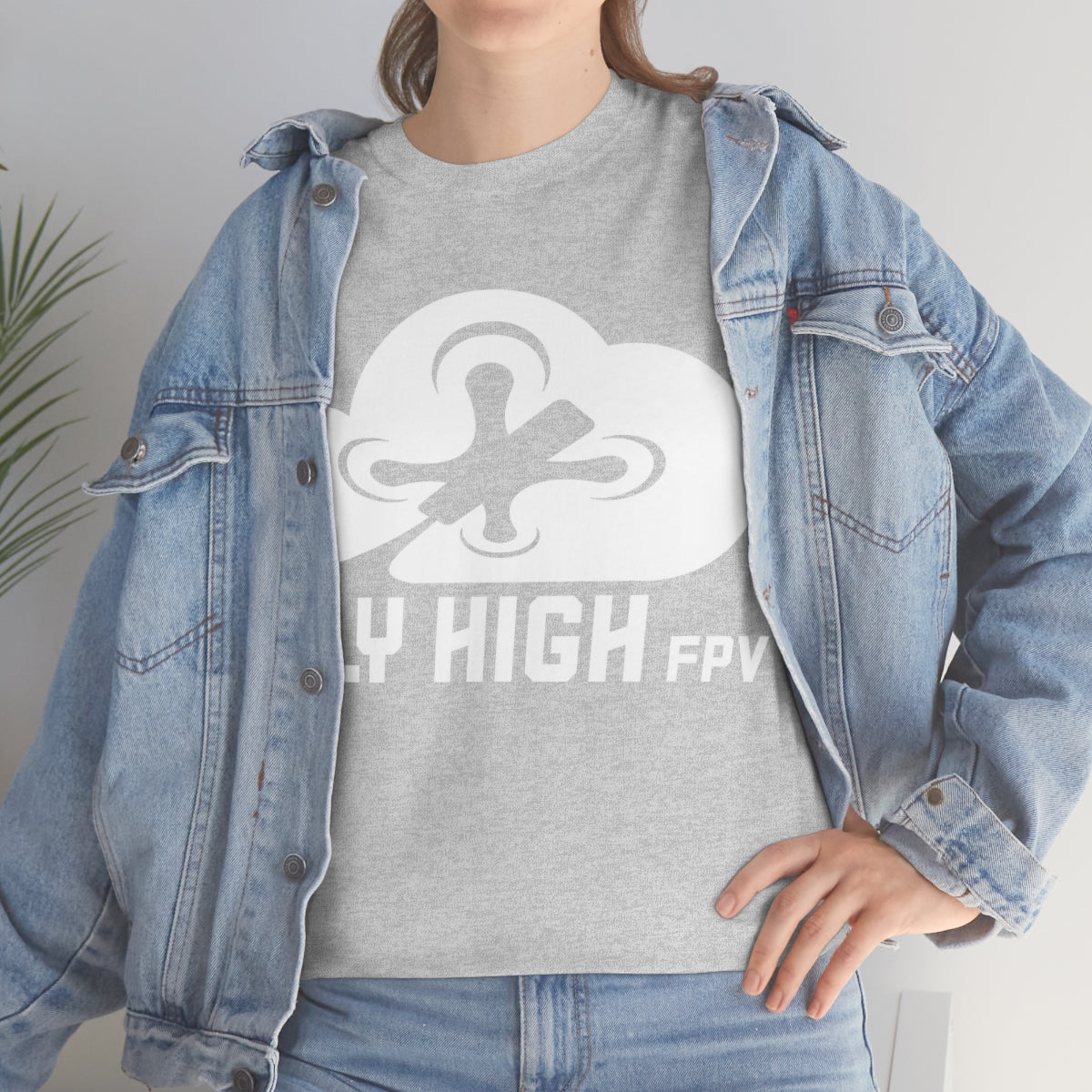 Fly High FPVTee - White Logo