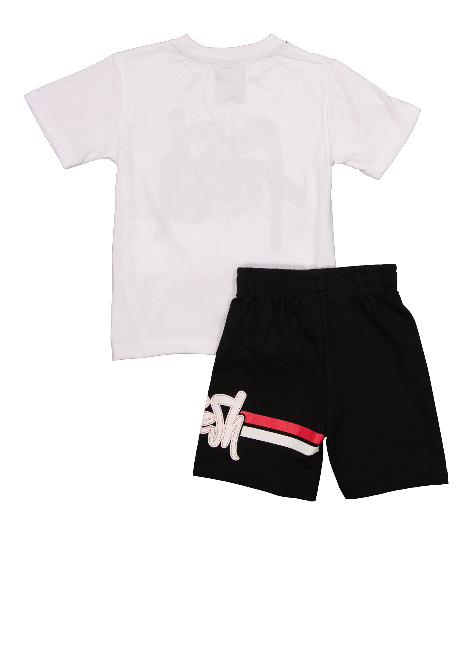 Little Boys So Fresh So Cool Graphic Tee and Shorts