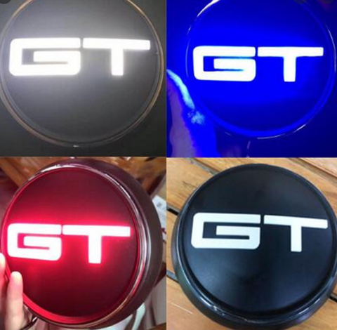 GT Led Logo Light White Red Blue