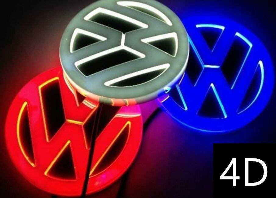 OLKSWAGEN Front Logo Light And Rear Logo Light