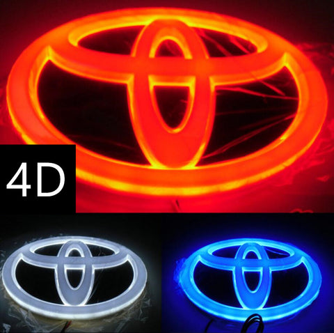 TOYOTA Front Logo Light And Rear Logo Light