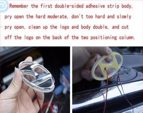 HYUDAI Front Logo Light And Rear Logo Light1