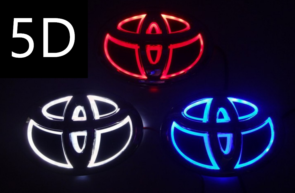 TOYOTA Front Logo Light And Rear Logo Light1