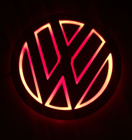 OLKSWAGEN Front Logo Light And Rear Logo Light9
