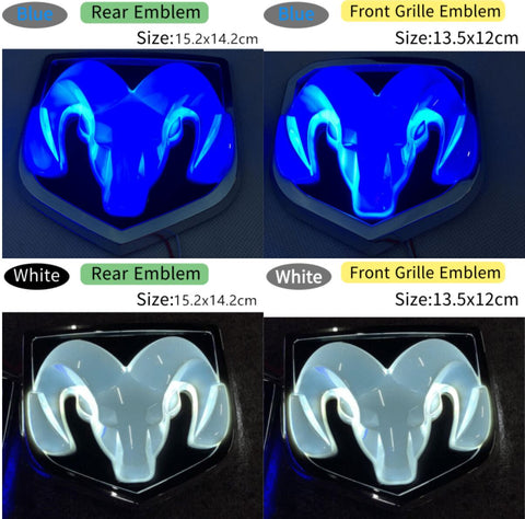 DODGE Front Logo Light And Rear Logo Light 1