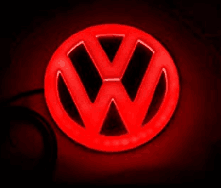 OLKSWAGEN Front Logo Light And Rear Logo Light3