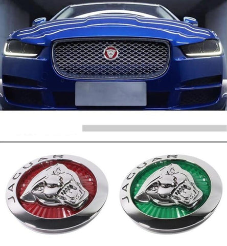 JAGUAR Front Logo Light Red 3D3