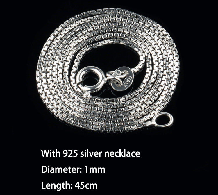 Light Cube Pendant Necklace