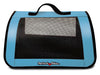 blue pet carrier tote