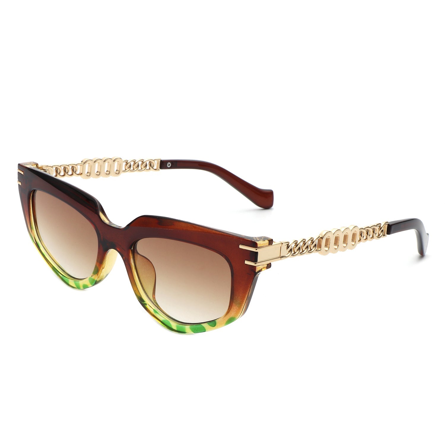 Skylight - Women Chic Chain Link Design Fashion Cat Eye Sunglasses