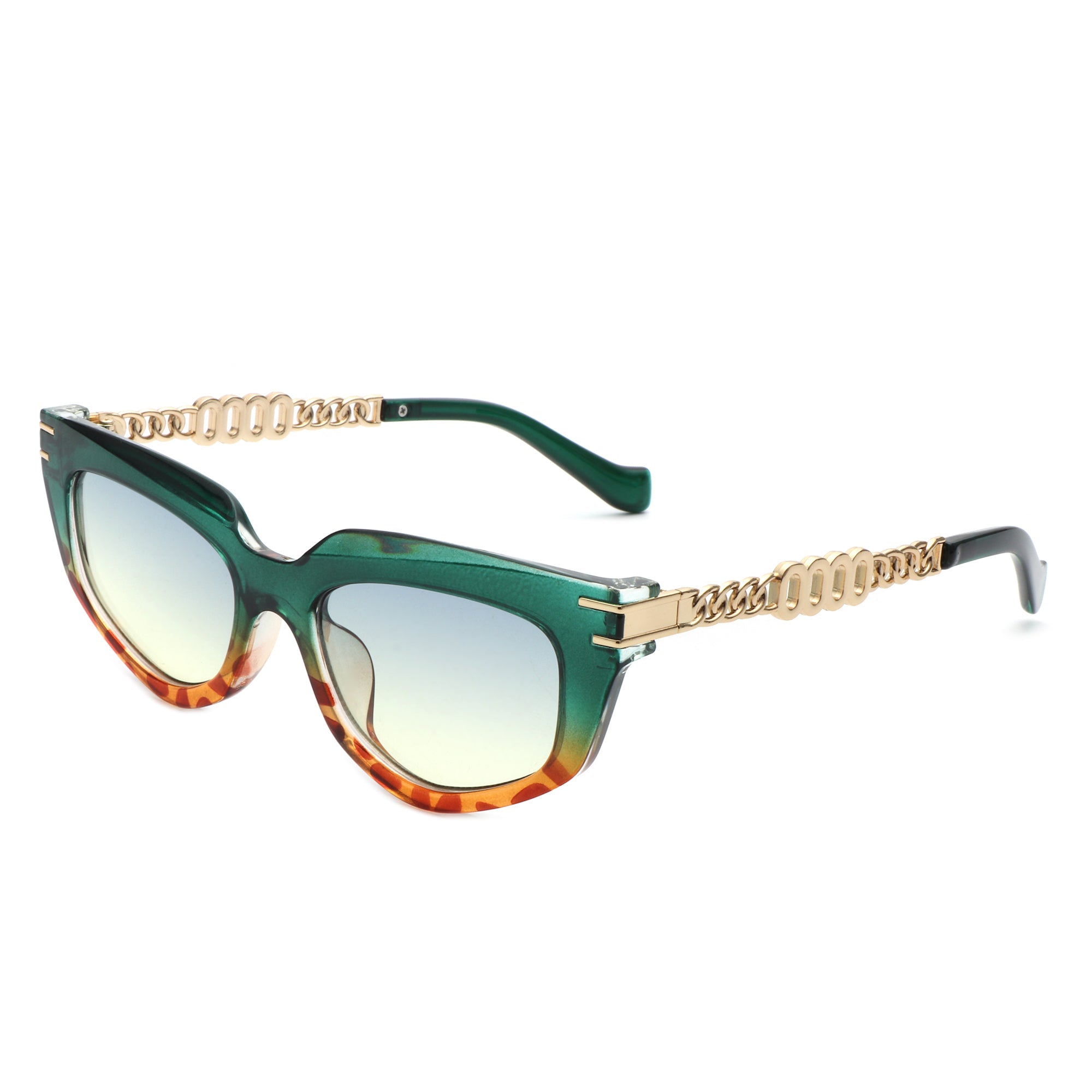 Skylight - Women Chic Chain Link Design Fashion Cat Eye Sunglasses