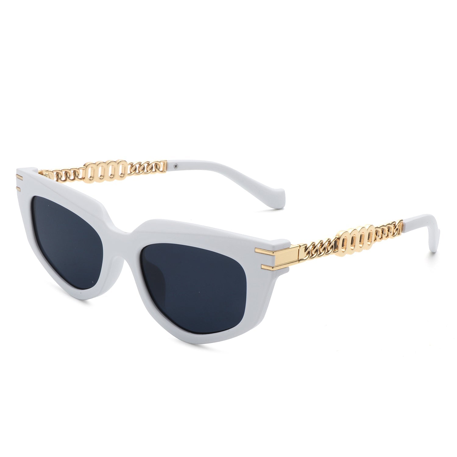 Skylight - Women Chic Chain Link Design Fashion Cat Eye Sunglasses