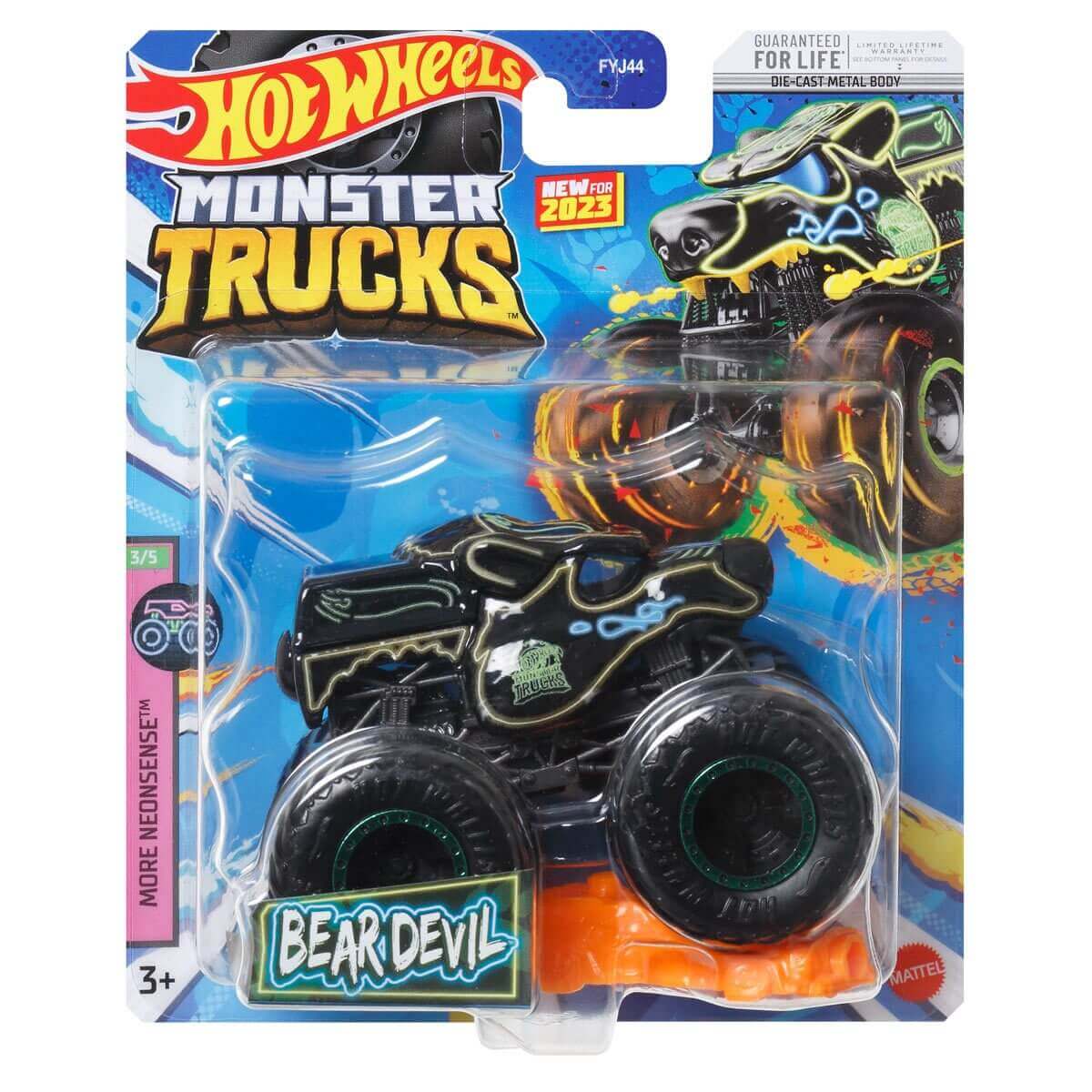 Hot Wheels 2023 1:64 Scale Die-Cast Monster Trucks (Mix 7)