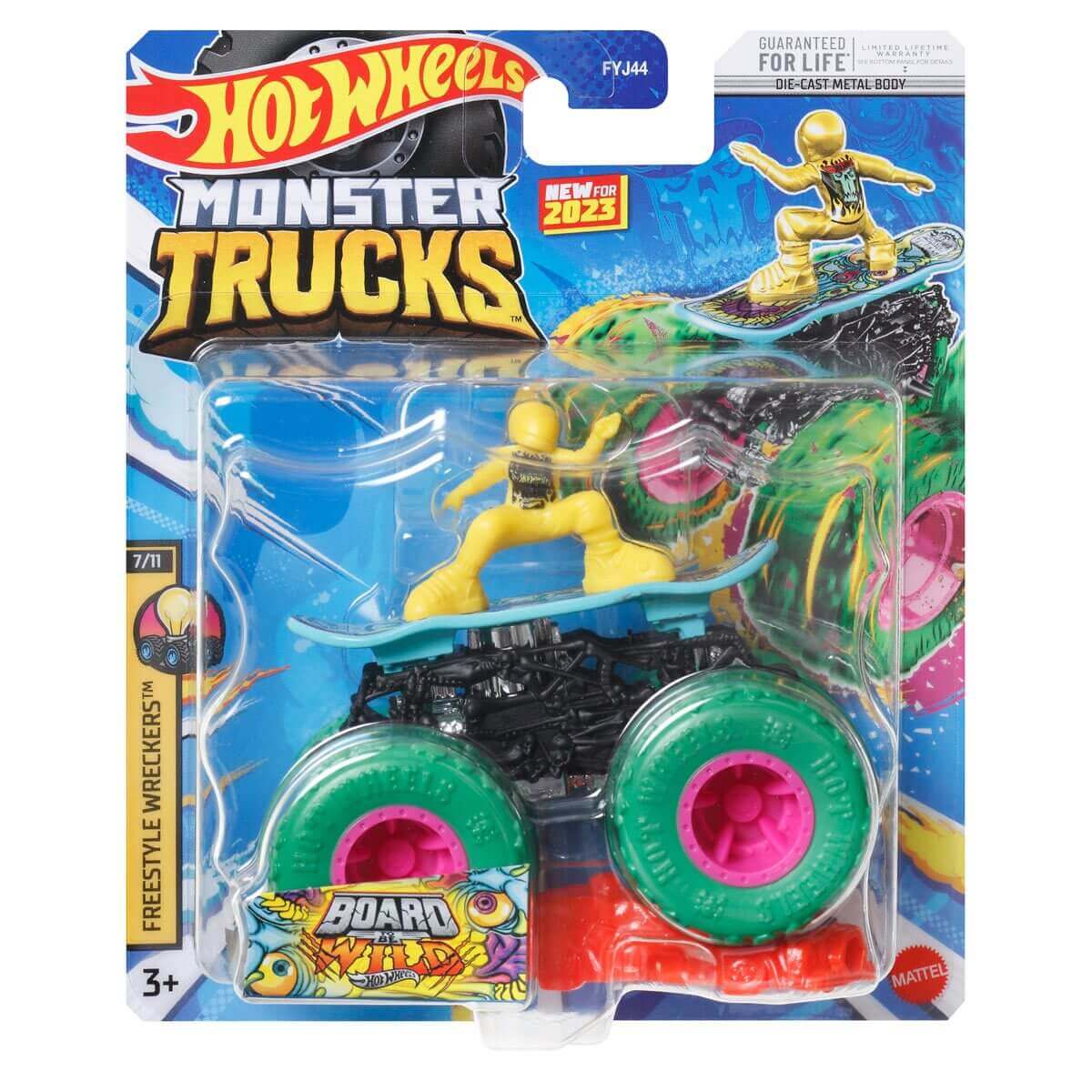 Hot Wheels 2023 1:64 Scale Die-Cast Monster Trucks (Mix 7)