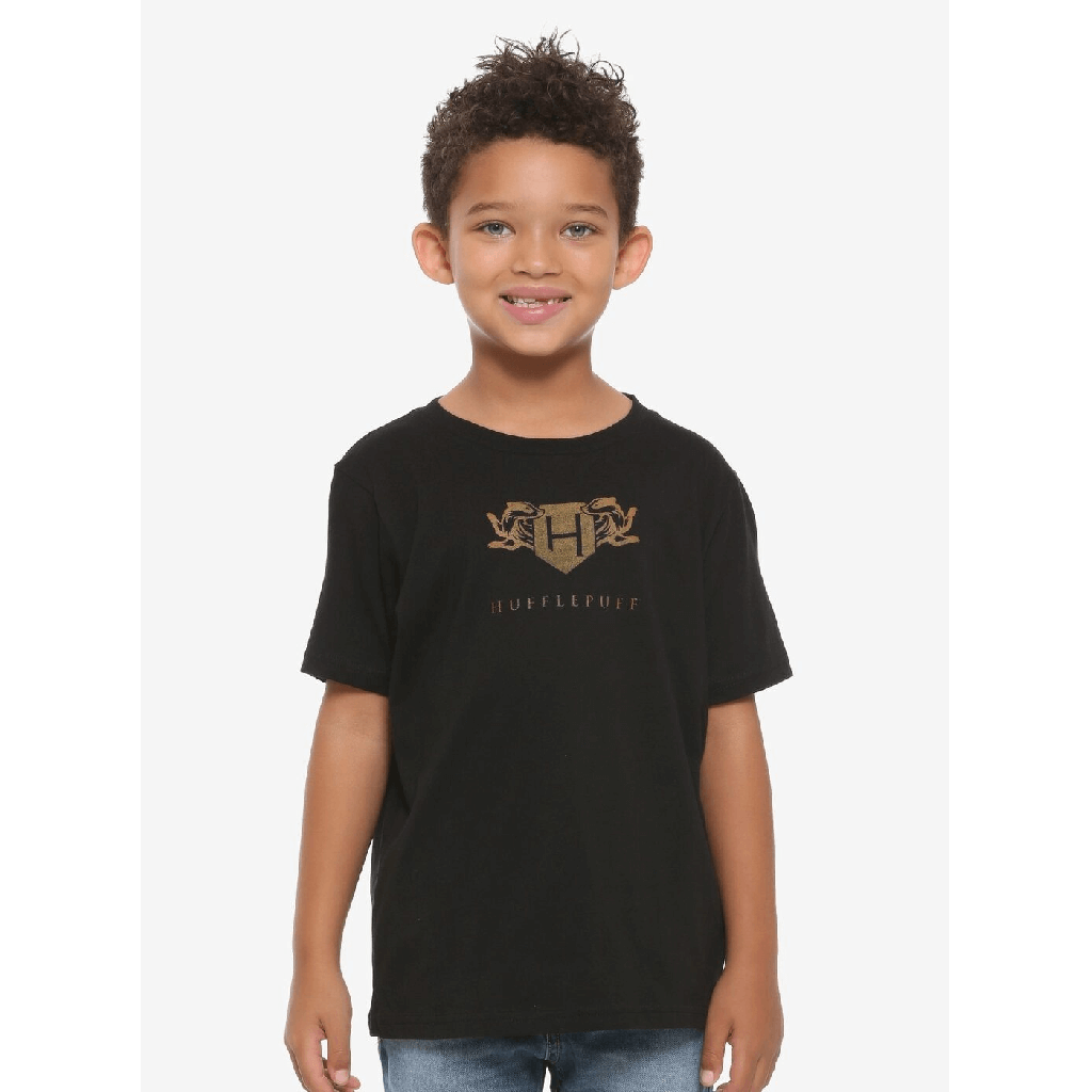 Harry Potter Hufflepuff Crest Kids T-Shirt