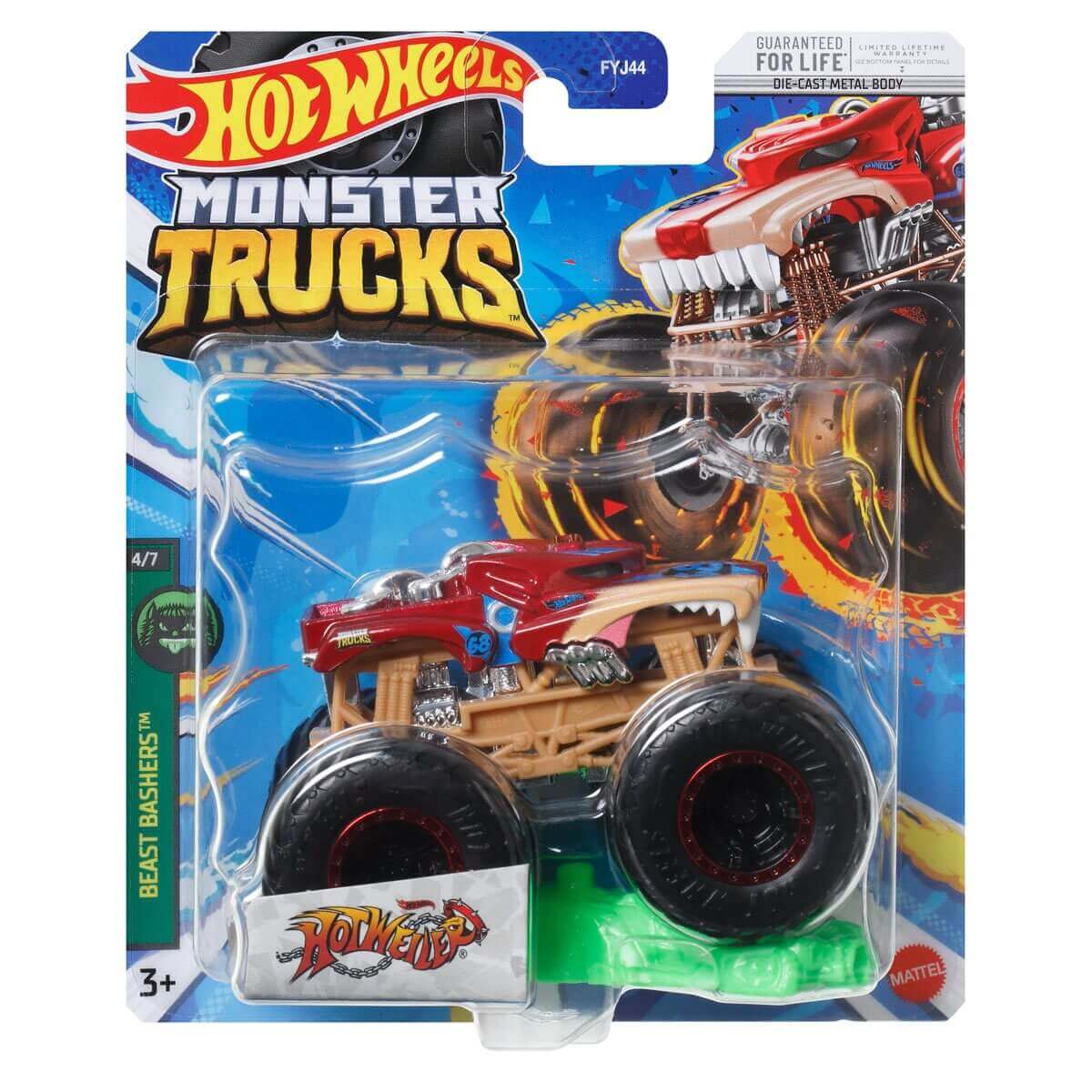 Hot Wheels 2023 1:64 Scale Die-Cast Monster Trucks (Mix 7)