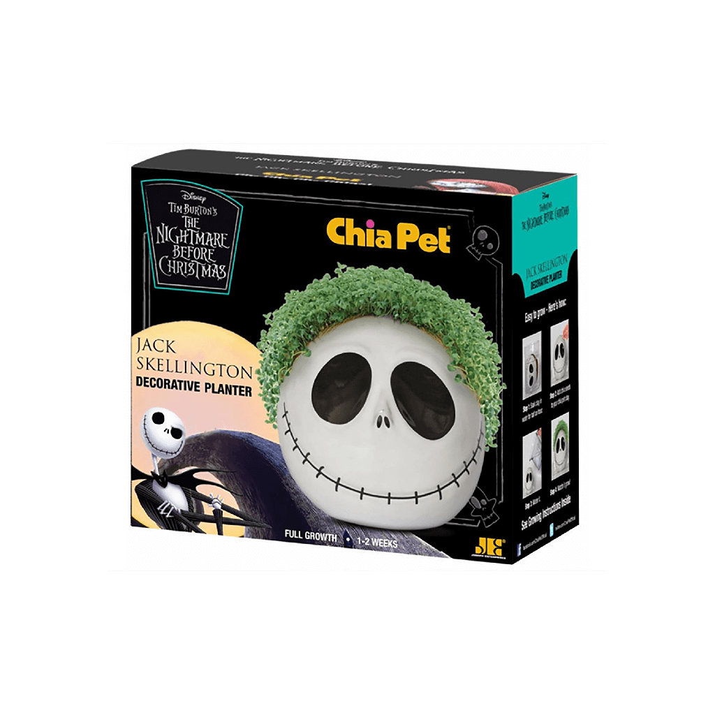 Chia Pet Nightmare Before Christmas Jack Skellington Handmade Planter