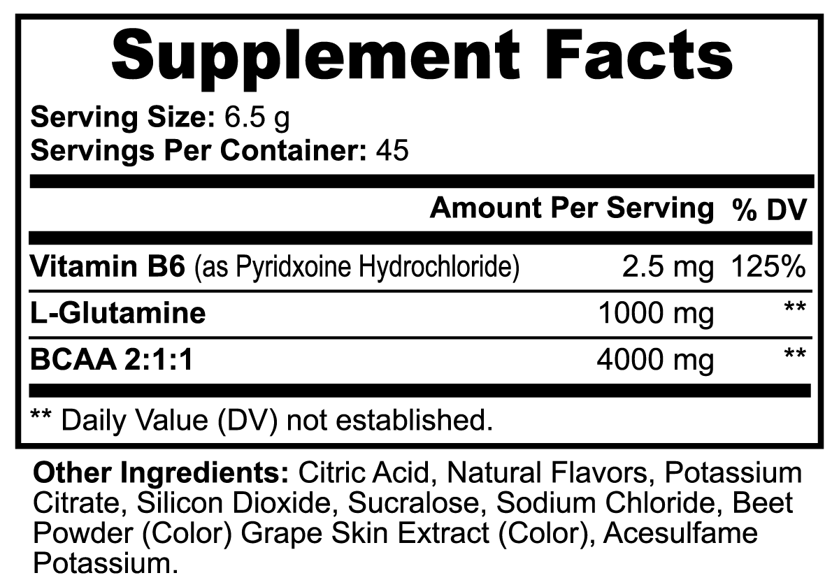 SELF -BCAA Post Workout Powder (Honeydew/Watermelon)