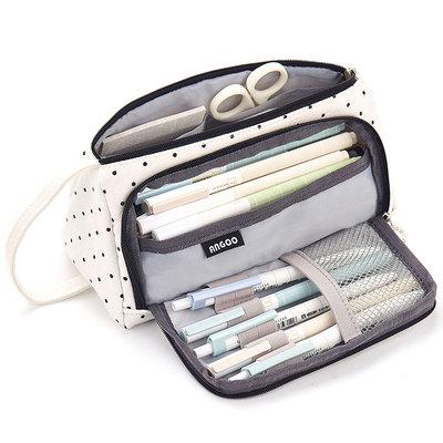 20 Colors Large Capacity Makeup Case Kawaii Pencilcase School Pen Case Supplies Pencil Bag School Box Pencils Pouch Stationery