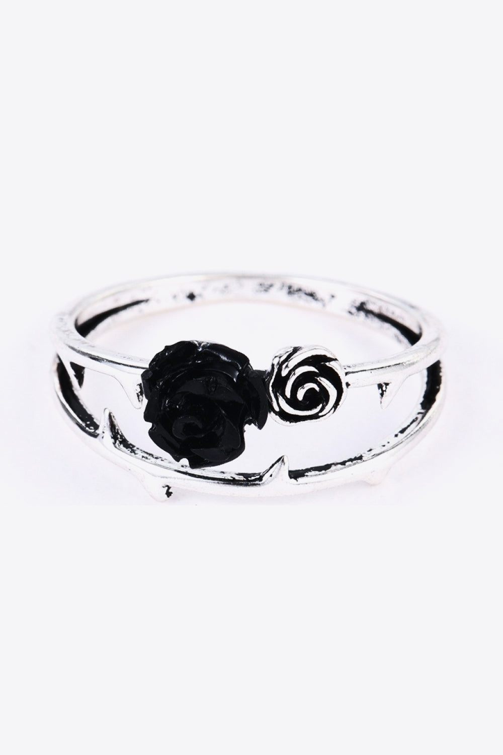 Rose Zinc Alloy Ring