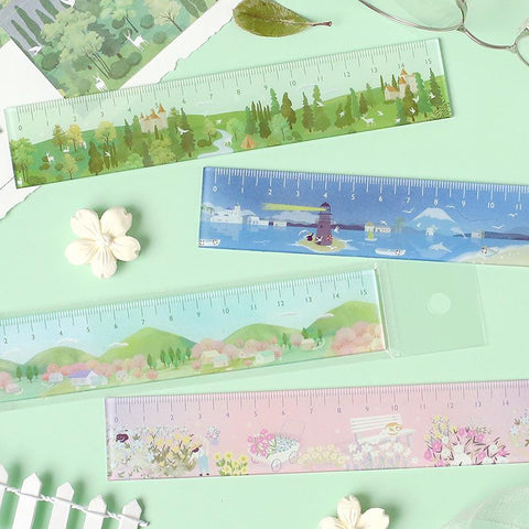 Kawaii Country Life Ruler