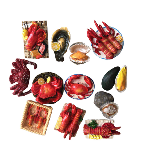 Seafood Party Fridge Magnet