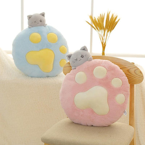 Cat Paw Plush Pillow Doll