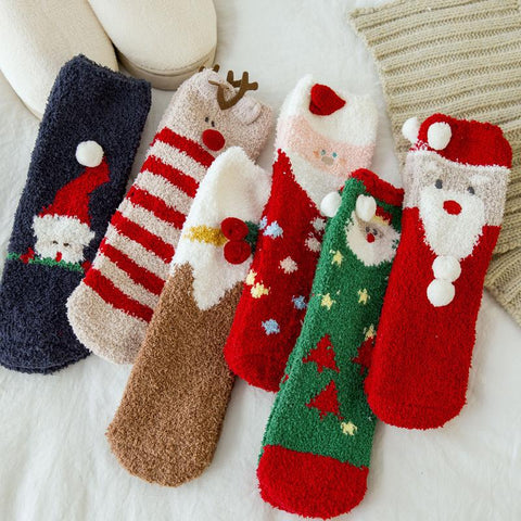 Christmas Ball Floor Socks