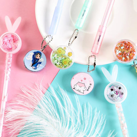 Hamster Avocado Gel Pen-4pc