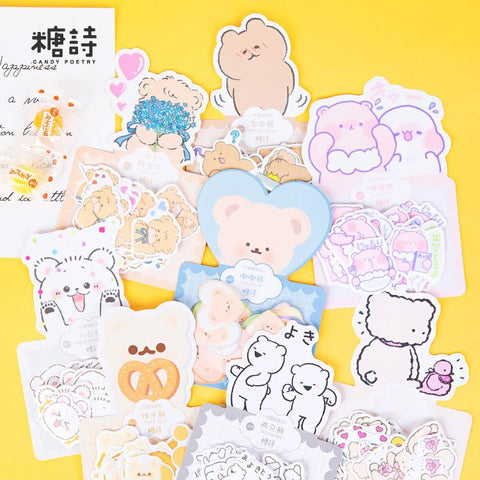 Cute Bear Series Stickers