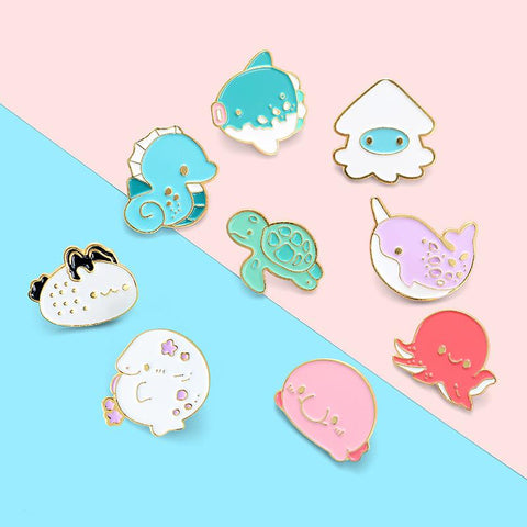 Sea Animal Pins