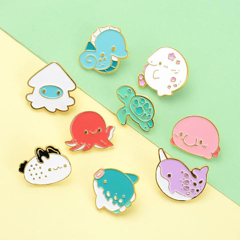 Sea Animal Pins