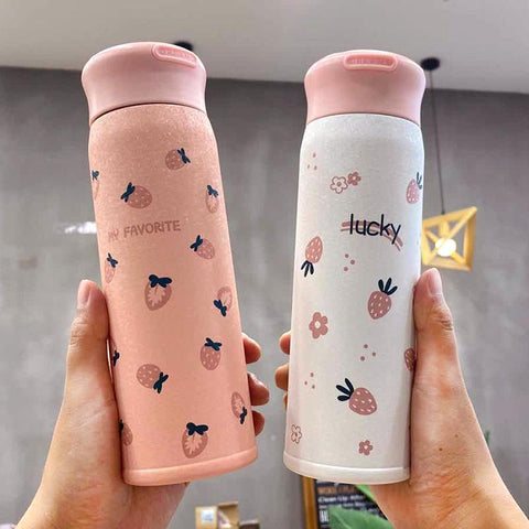 Non-slip Strawberry Thermos Cup