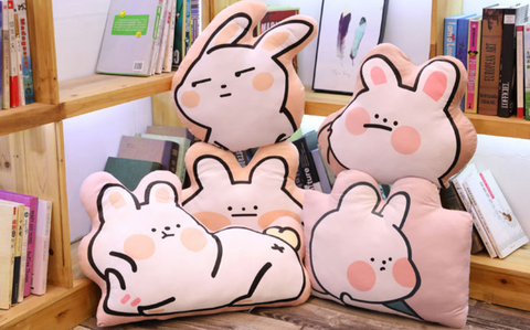 Funny Rabbit Pillow