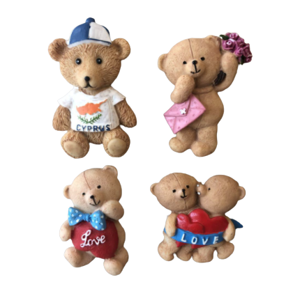 Couple Bear Fridge Magnet