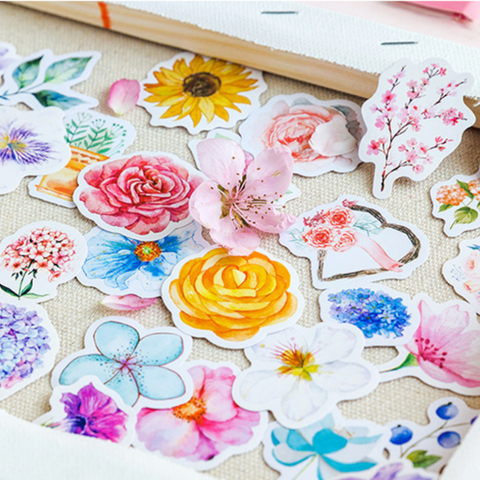 Garden Flowers Stickers