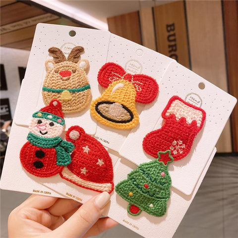 Woolen Christmas Hairpin