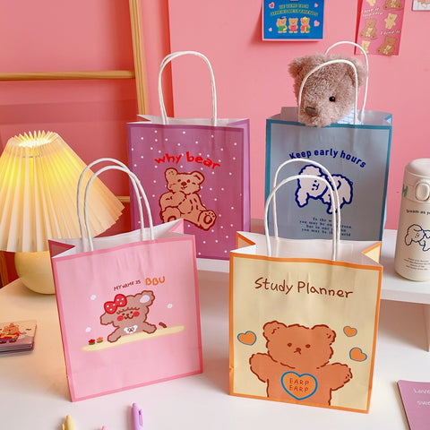 Cute Bear Paper Gift Bags