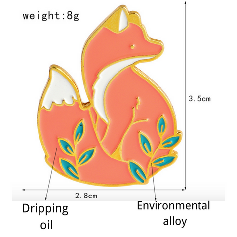 Forest Fox Pins