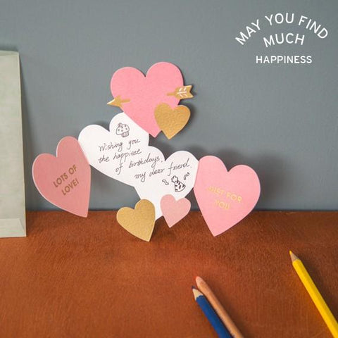 Bentoy Fun Birthday Greeting Card 4PC